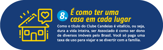 8ª vantagem do Clube Candeias